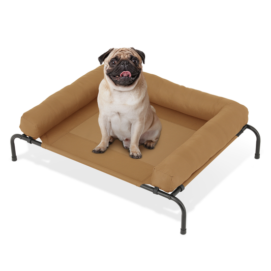Elevated Dog Bed - w/ Removable Bolster - 42'' Length