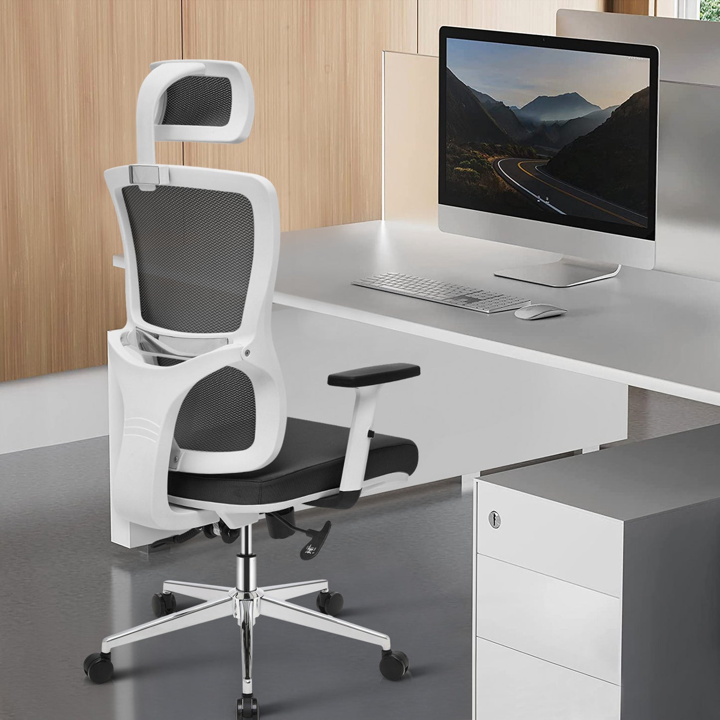 Office Chair w/Separated Seat Back