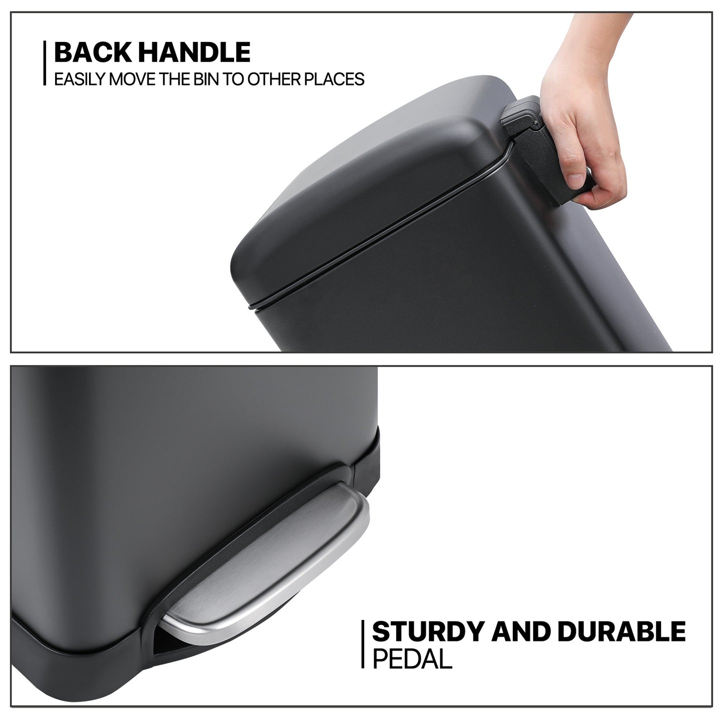 Step-On Trash Bin - 30L
