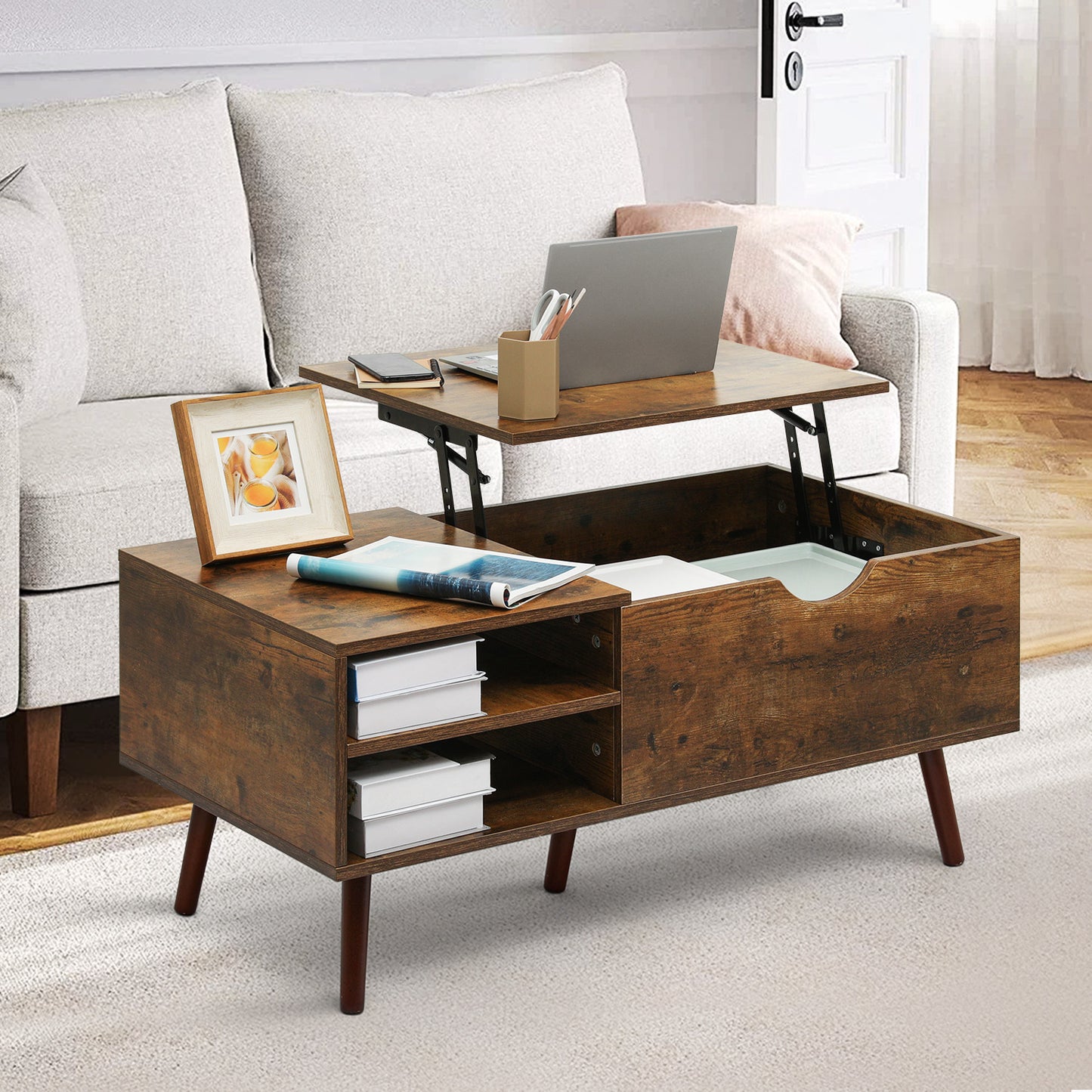 Lift-top Coffee Table 39.5“x20"x17.5"