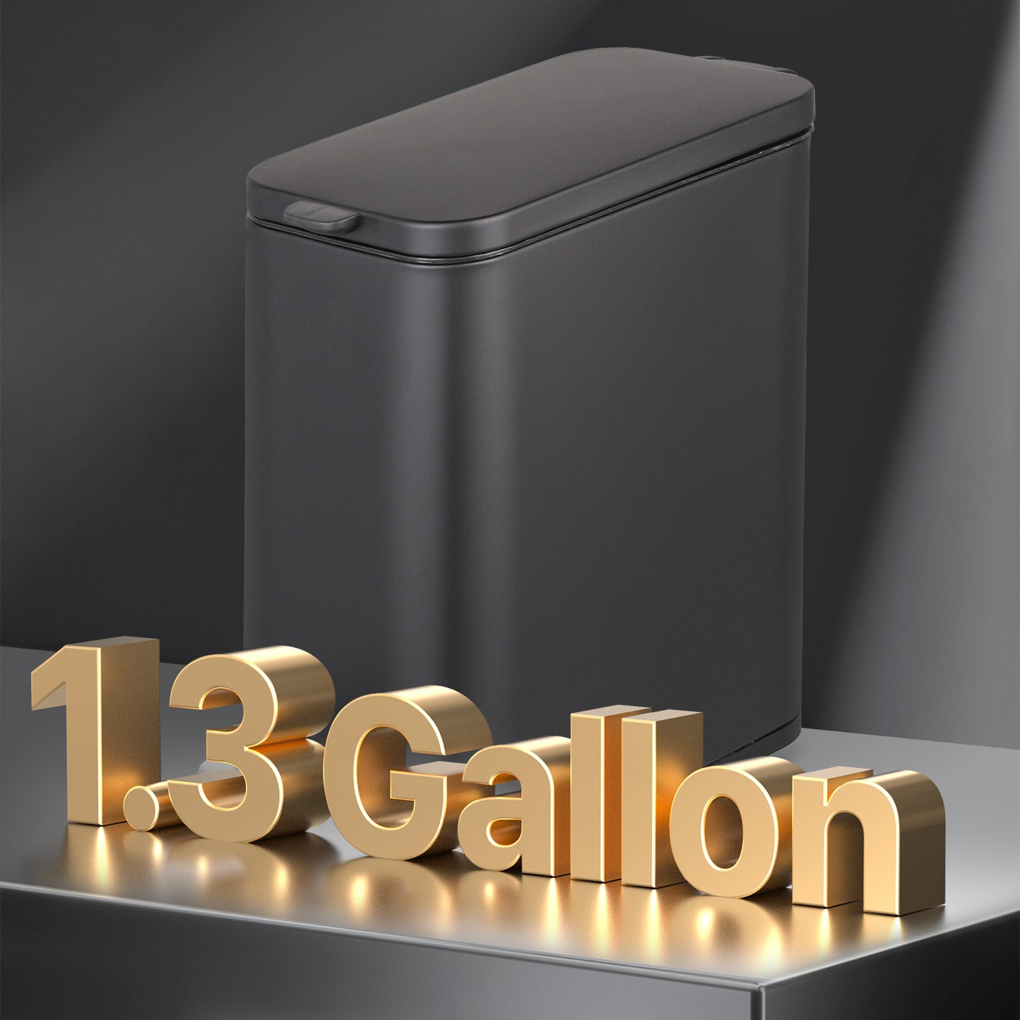 5L Slim Step On Trash Bin