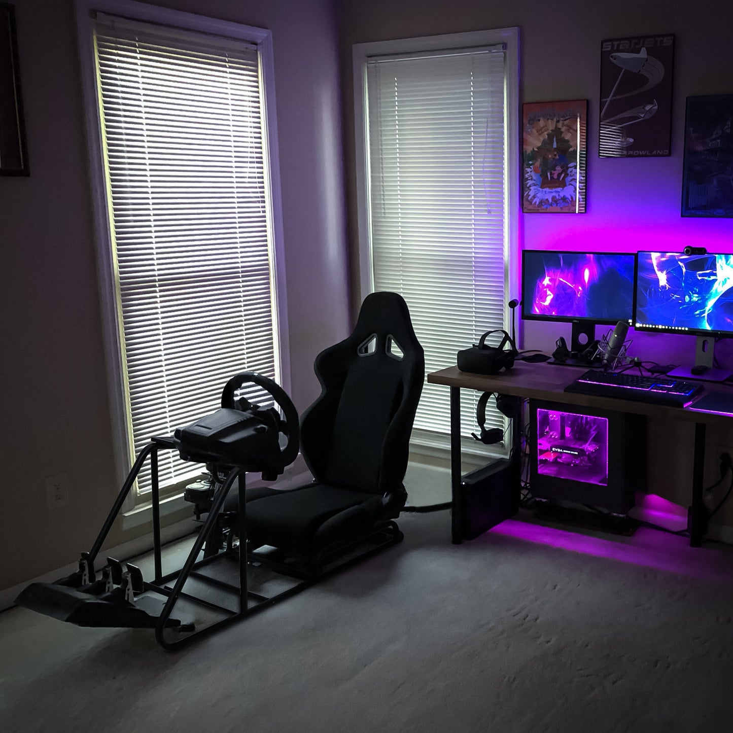 Racing Simulator Cockpit Wheel Stand
