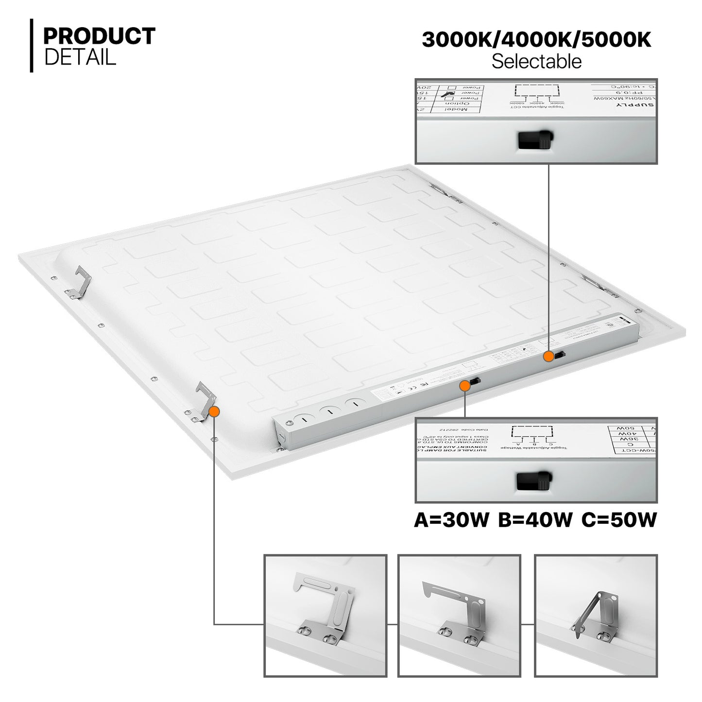 2x2 FT LED Flat Panel Light, 2 / 4 /6 Pack