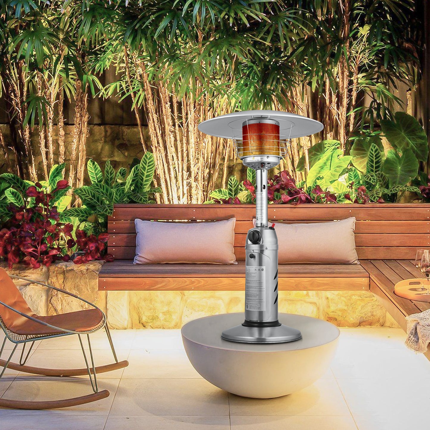 Portable Patio Heater - Steel