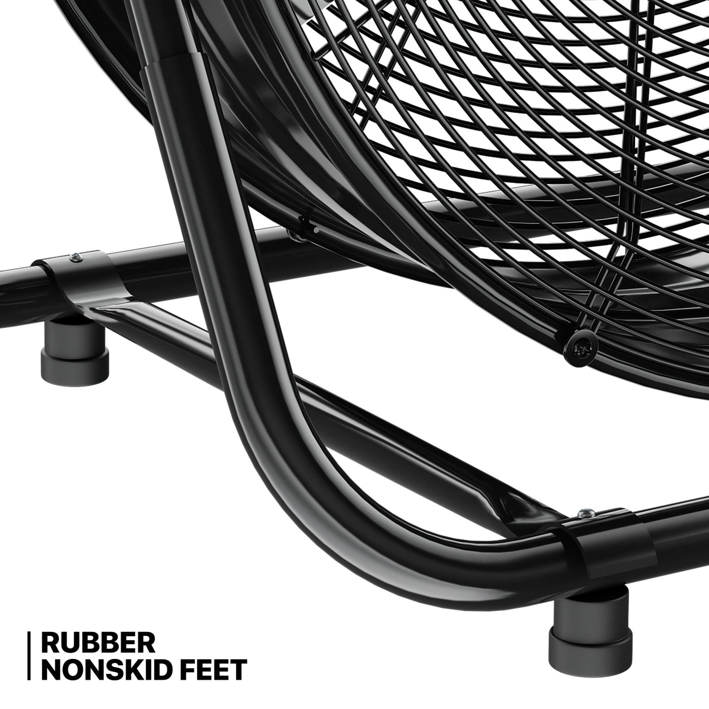 24" Rolling Floor Fan - 3 Speeds - Adjustable Tilt