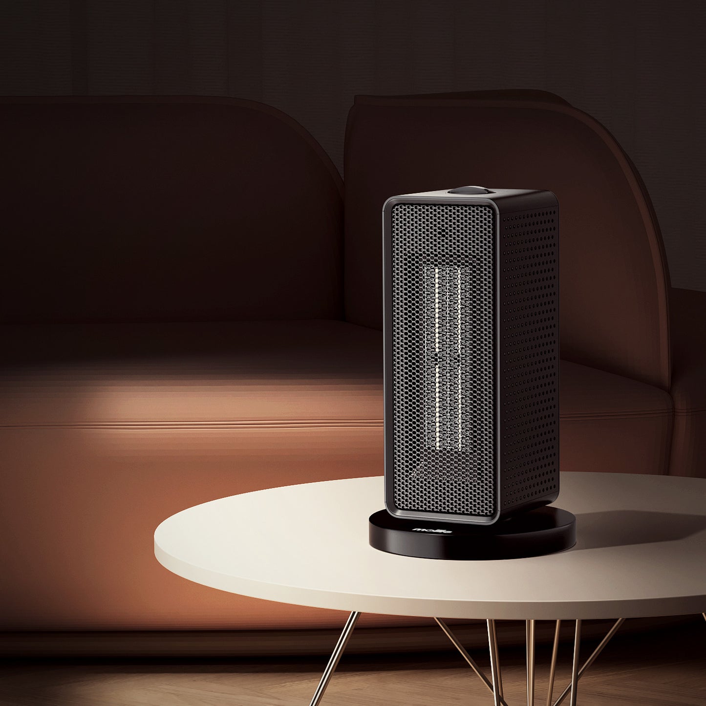 1200W Electric Cuboid PTC 160 sq.ft Space Heater w/Silent Knob