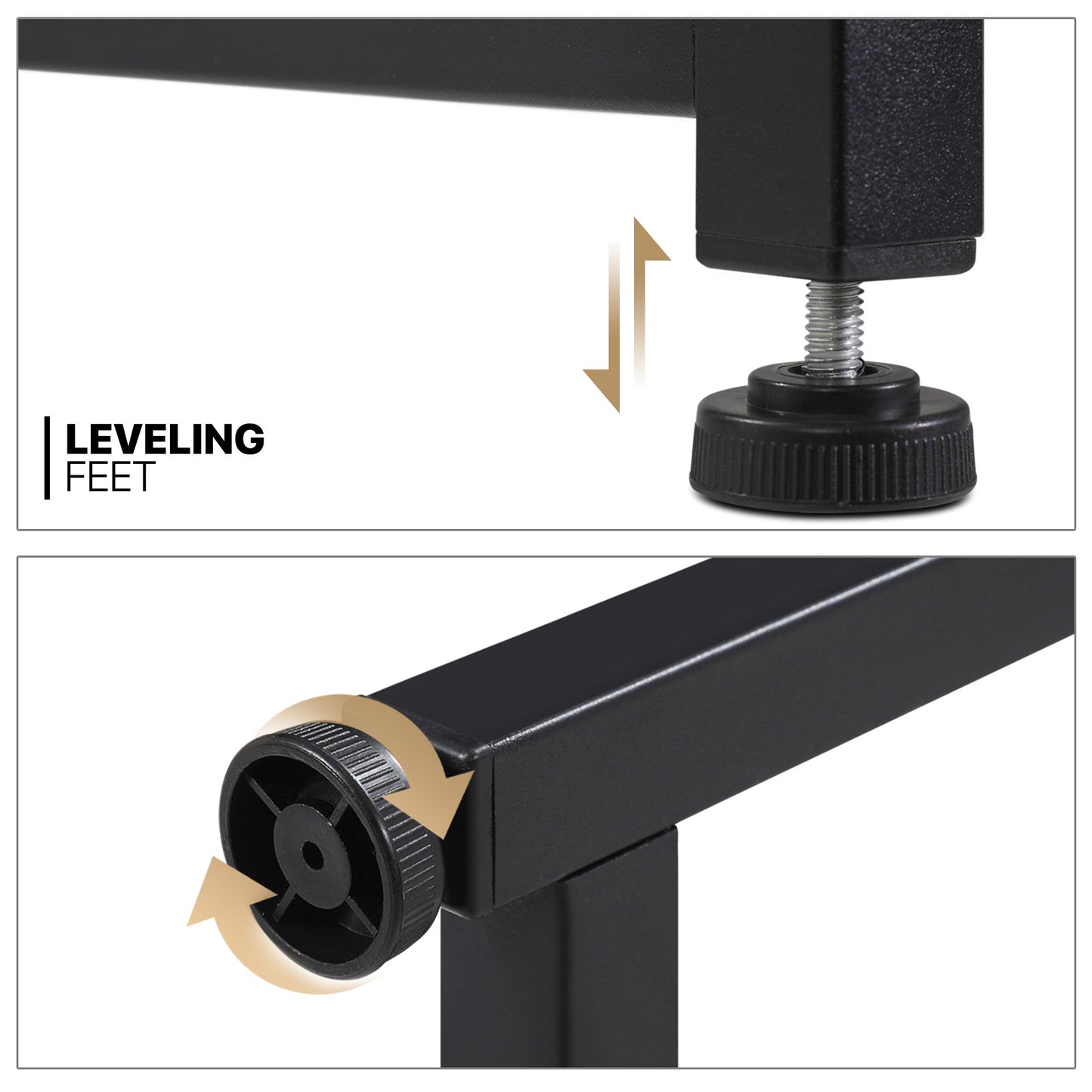 47" Length Computer Desk-with Monitor Stand