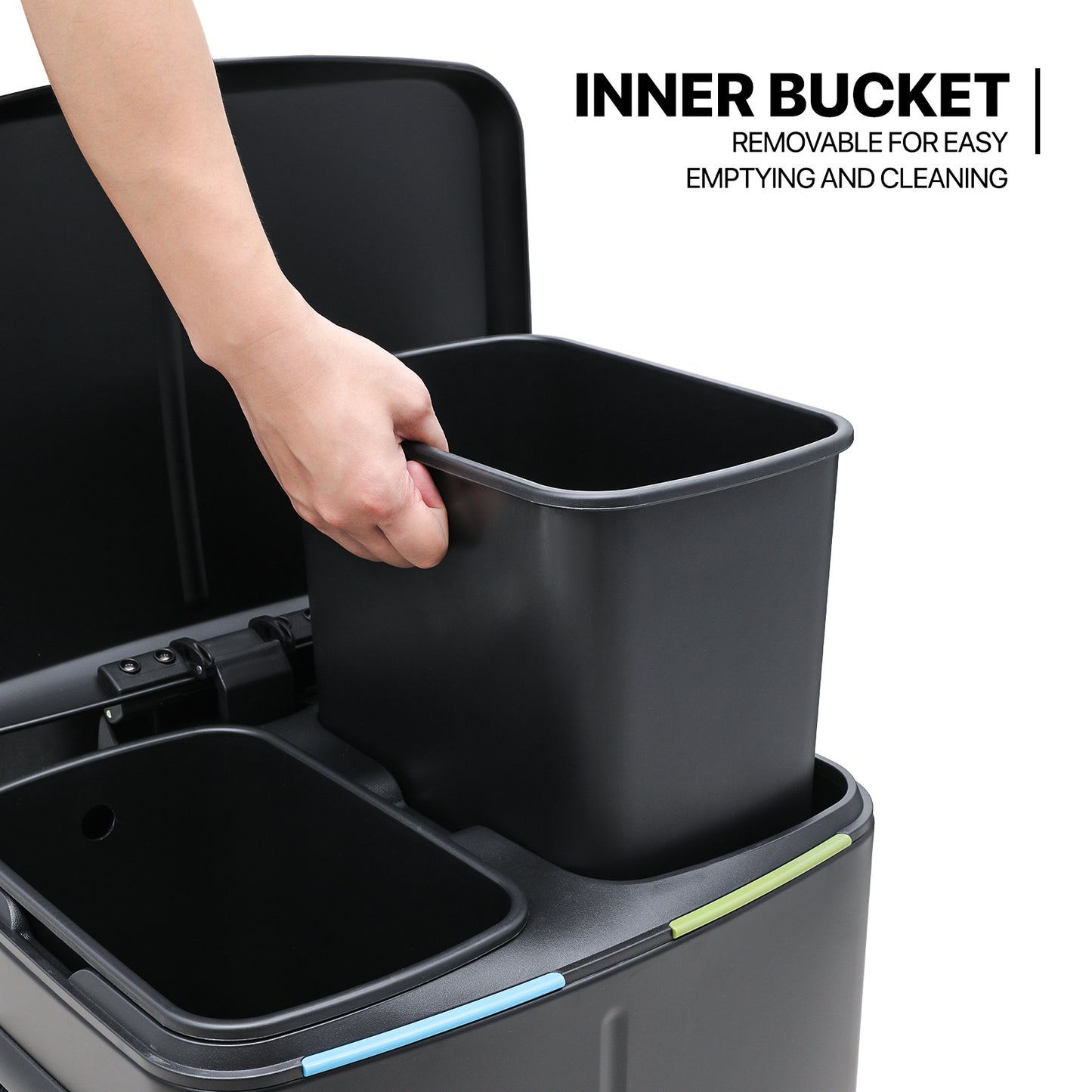 Step-On Trash Bin - 20L + 20L