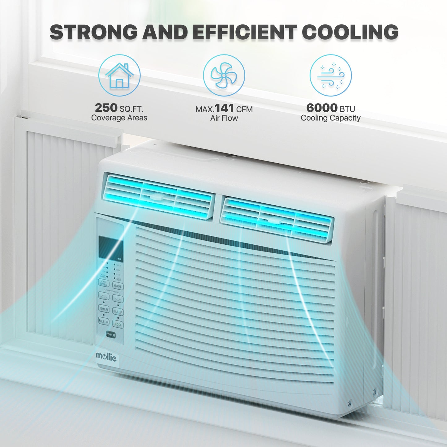 Electrical - Window Air Conditioner w/remote + Wifi App-6K