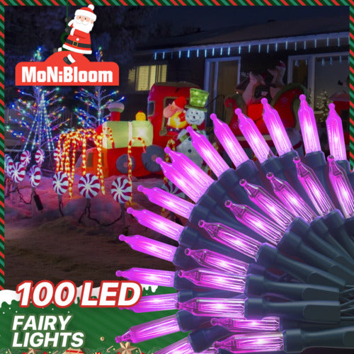 LED String Fairy Light - 100 Bulbs, 33 Ft - 8 Modes - Connectable