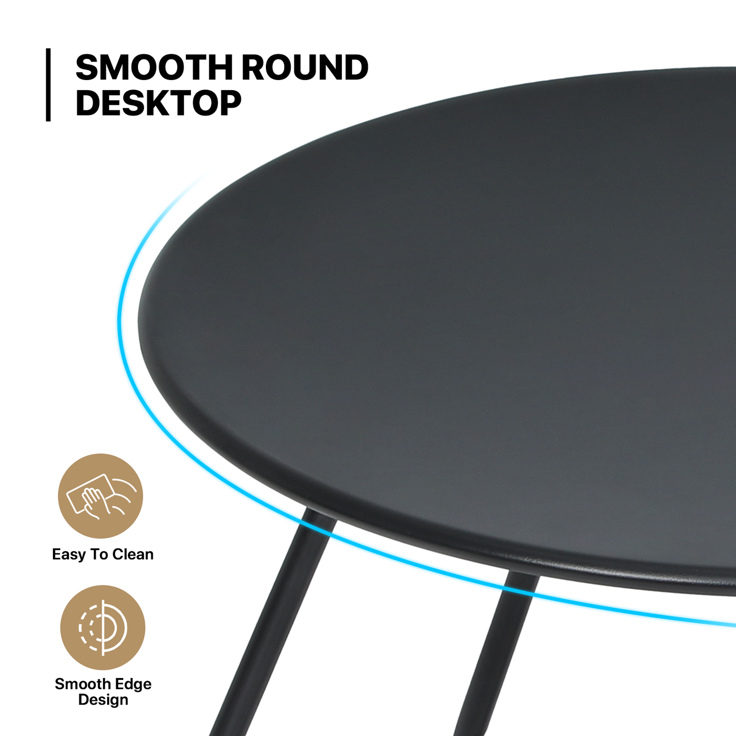 24 Inch Steel Round Table