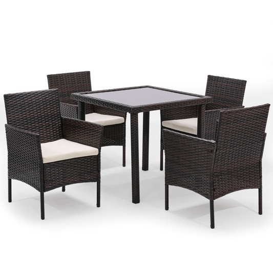 GARDEN PATIO SET-4*CHAIR+TABLE