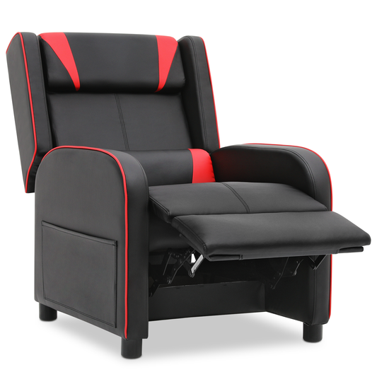 Single Sofa - Reclinable Gaming Chair - PU Leather Seat