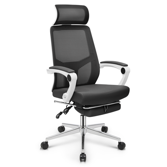Reclinable Office Chair w/Footrest