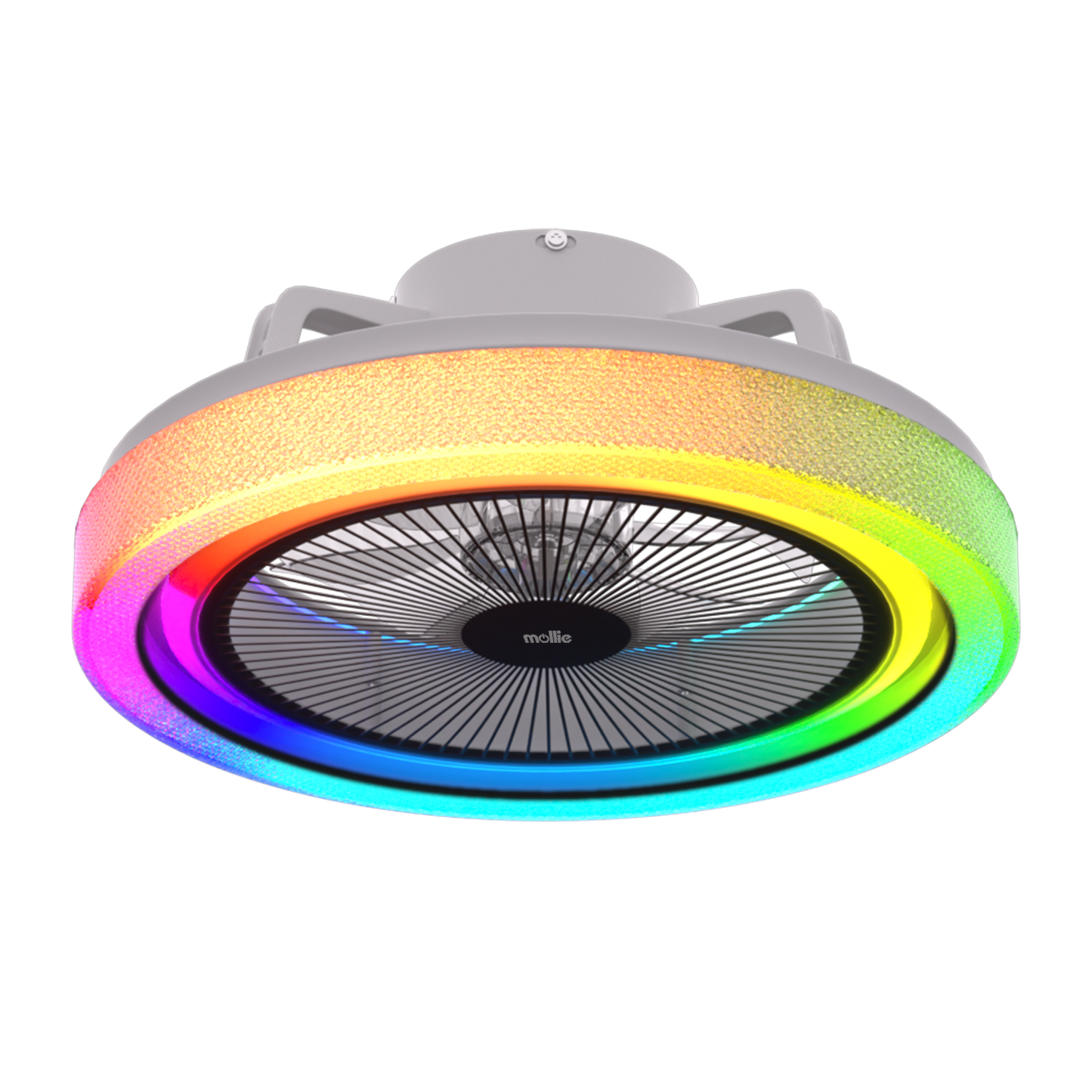 20" LED Ceiling Fan - Bluetooth Control -Music Speaker - Variable Lighting Illusion