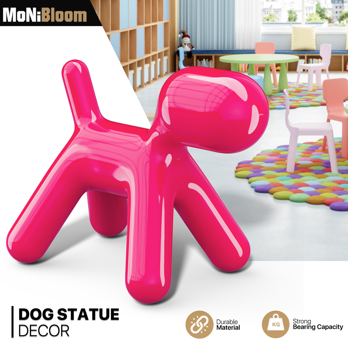 Cartoon Puppy Figurine Dog Statue Modern Creative Europe Style Home Décor