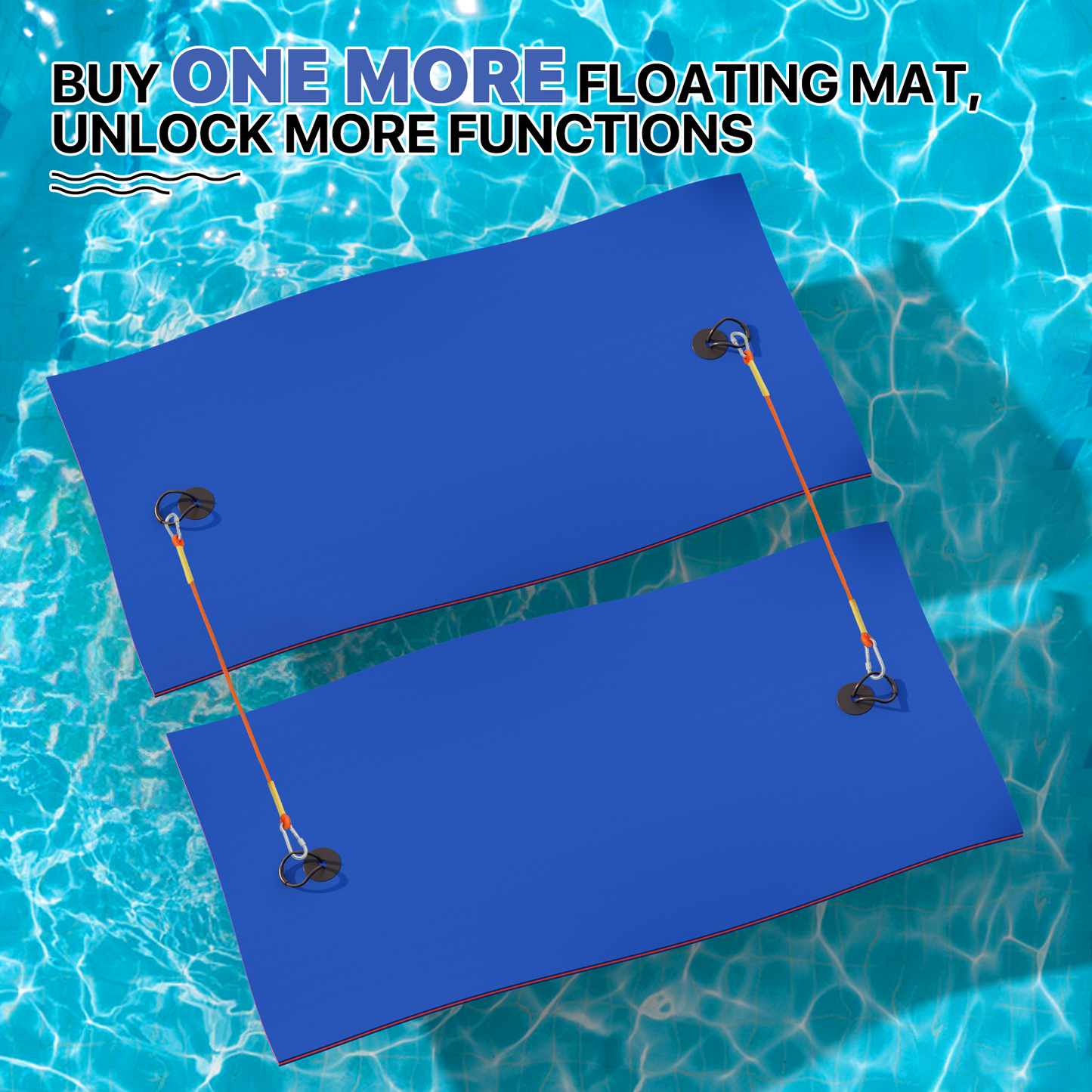 6 * 3 ft Water Floating Mat