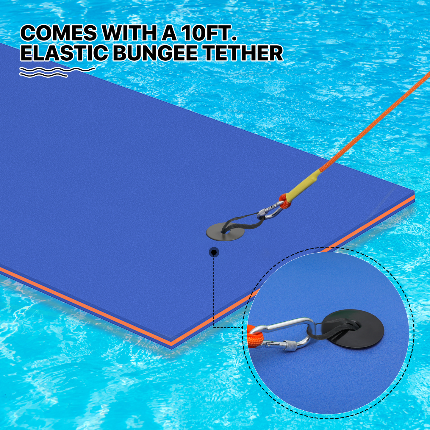 6 * 3 ft Water Floating Mat