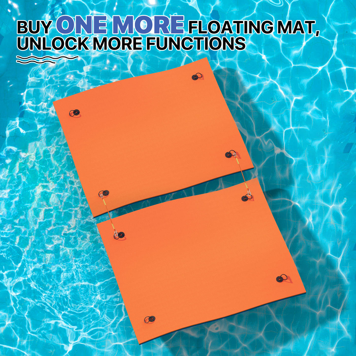 7 * 6 ft Water Floating Mat