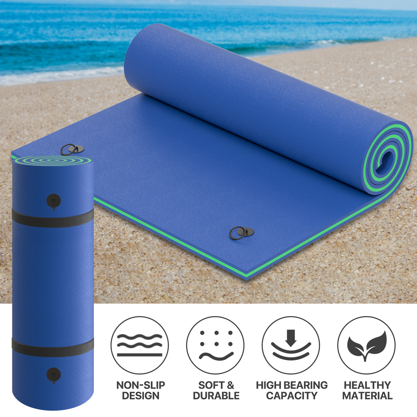 8 * 6 ft Water Floating Mat