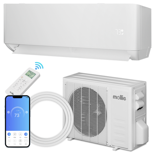 24000 PTU Ductless Mini Split Heat Pump Set