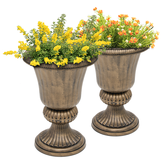 Urn Planter - (L)10.5in. (W)14.5in. (H)20in.- 2PCS