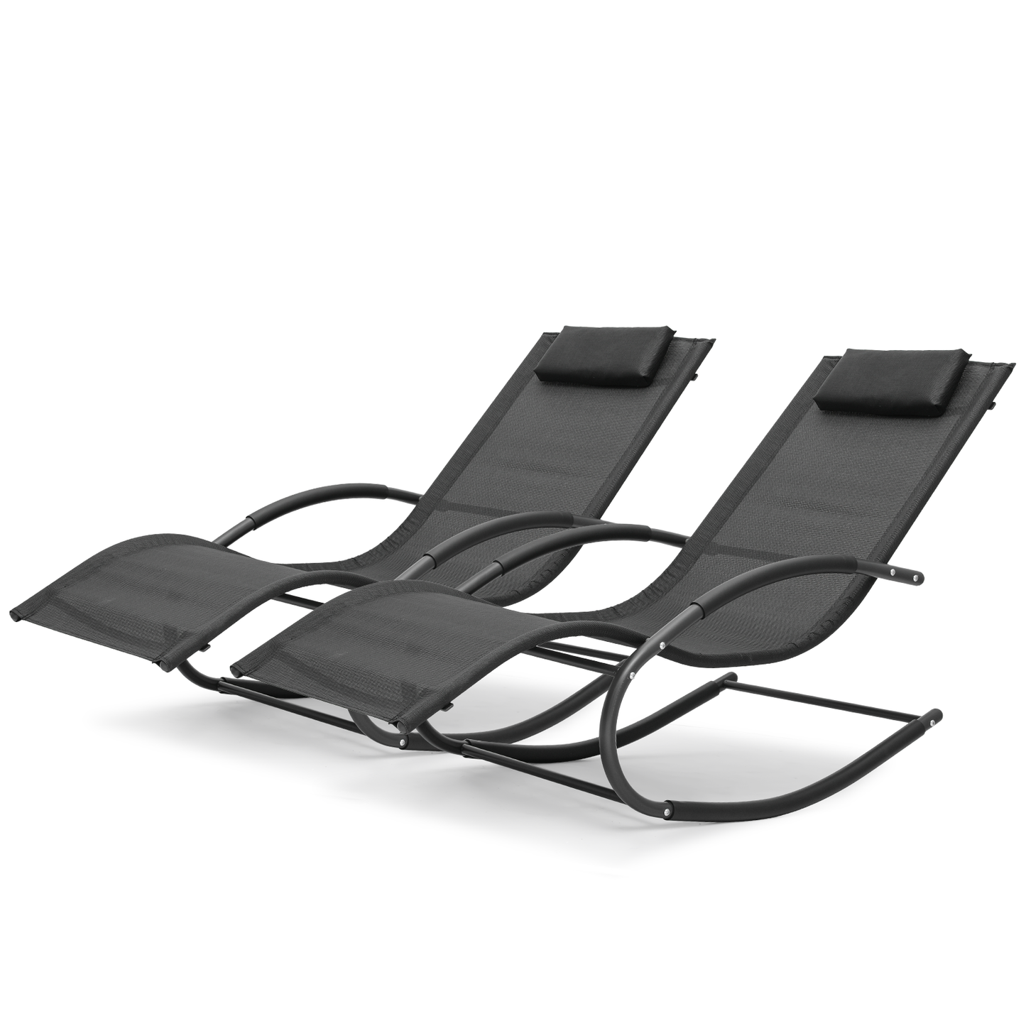 Set of 2 Rocking Lounge Chair - Zero Gravity Chair