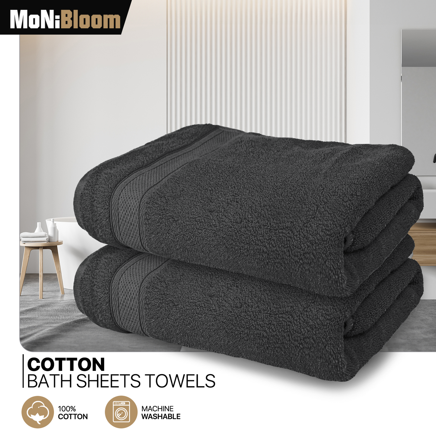 Towel - 2*Bath Sheet Towel - 35*70 inch