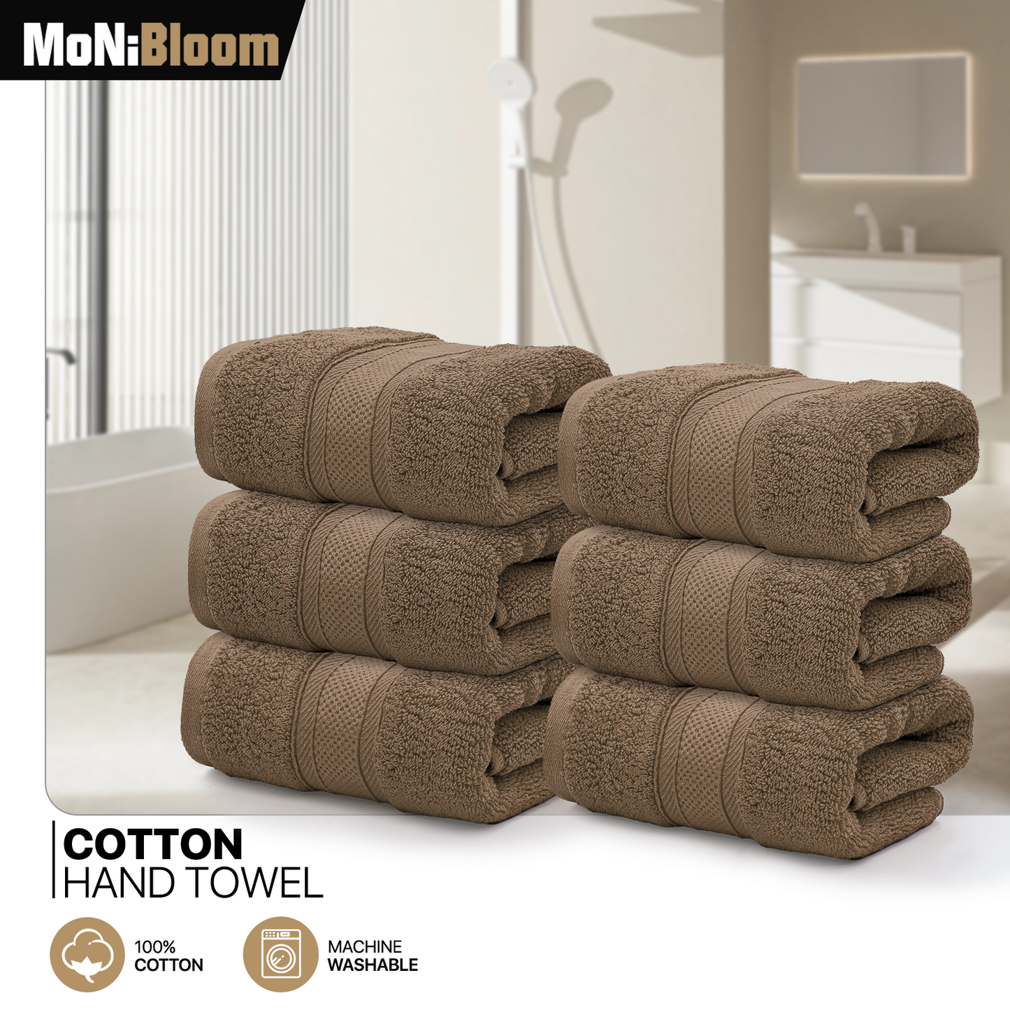 Towel - 6*Hand Towel - 16*28 inch