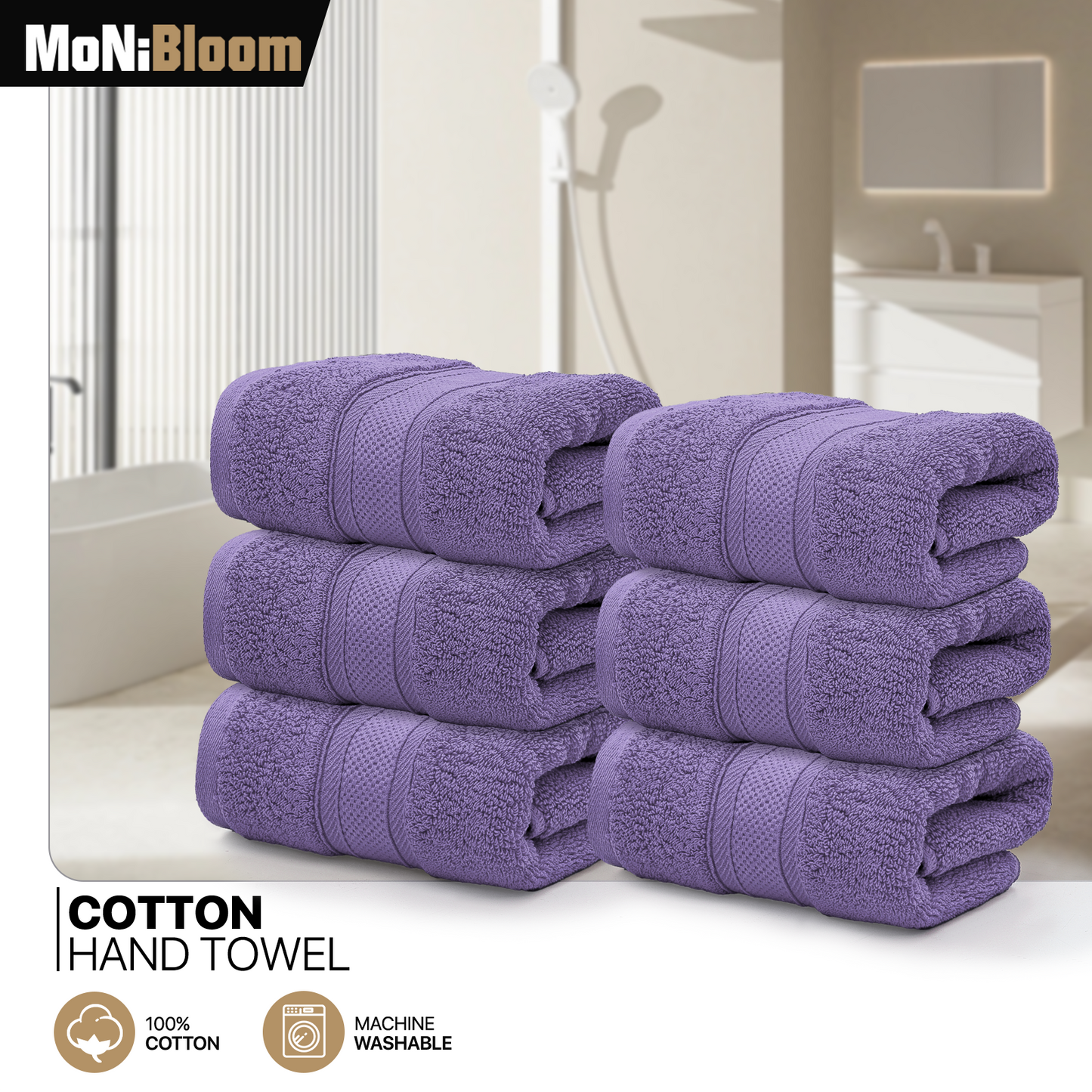 Towel - 6*Hand Towel - 16*28 inch