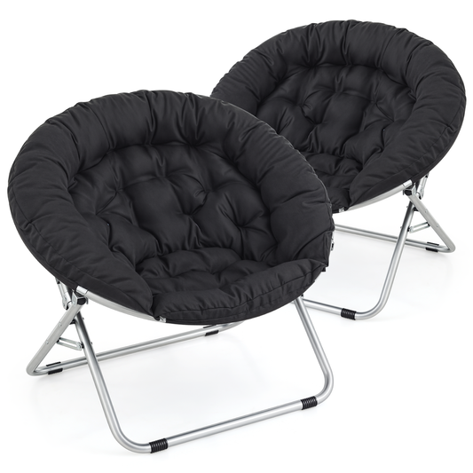 Cozy Chair w/Soft cushion 300 lbs Capacity - Saucer - 600D Oxford
