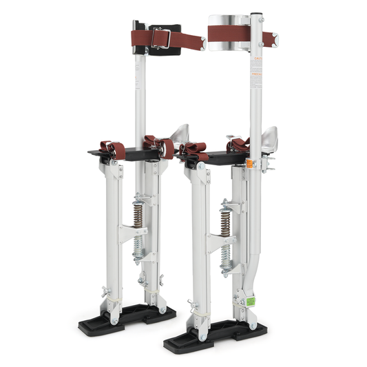 Adjustable Height Aluminium Stilts - 18"to 30" - 225 lbs Weight Capacity