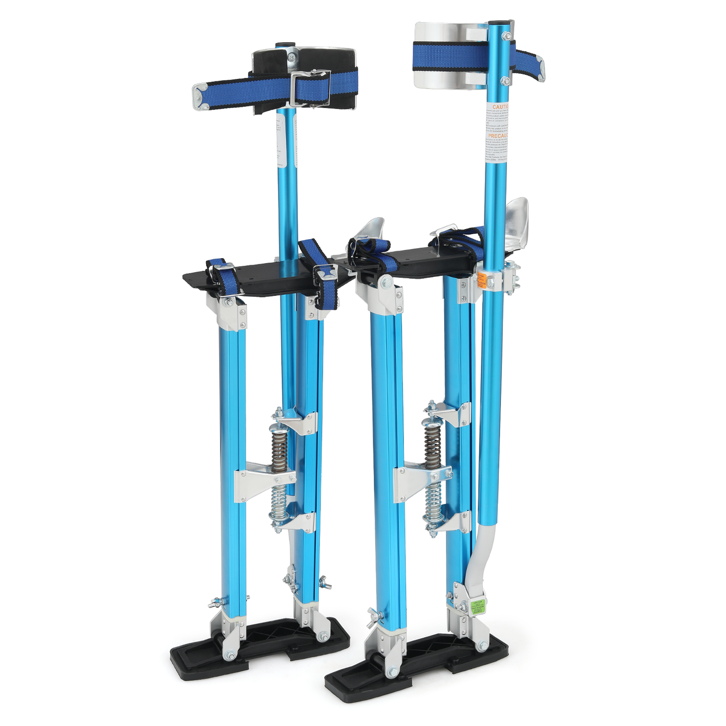 Adjustable Height Aluminium Stilts - 24"to 40" - 225 lbs Weight Capacity