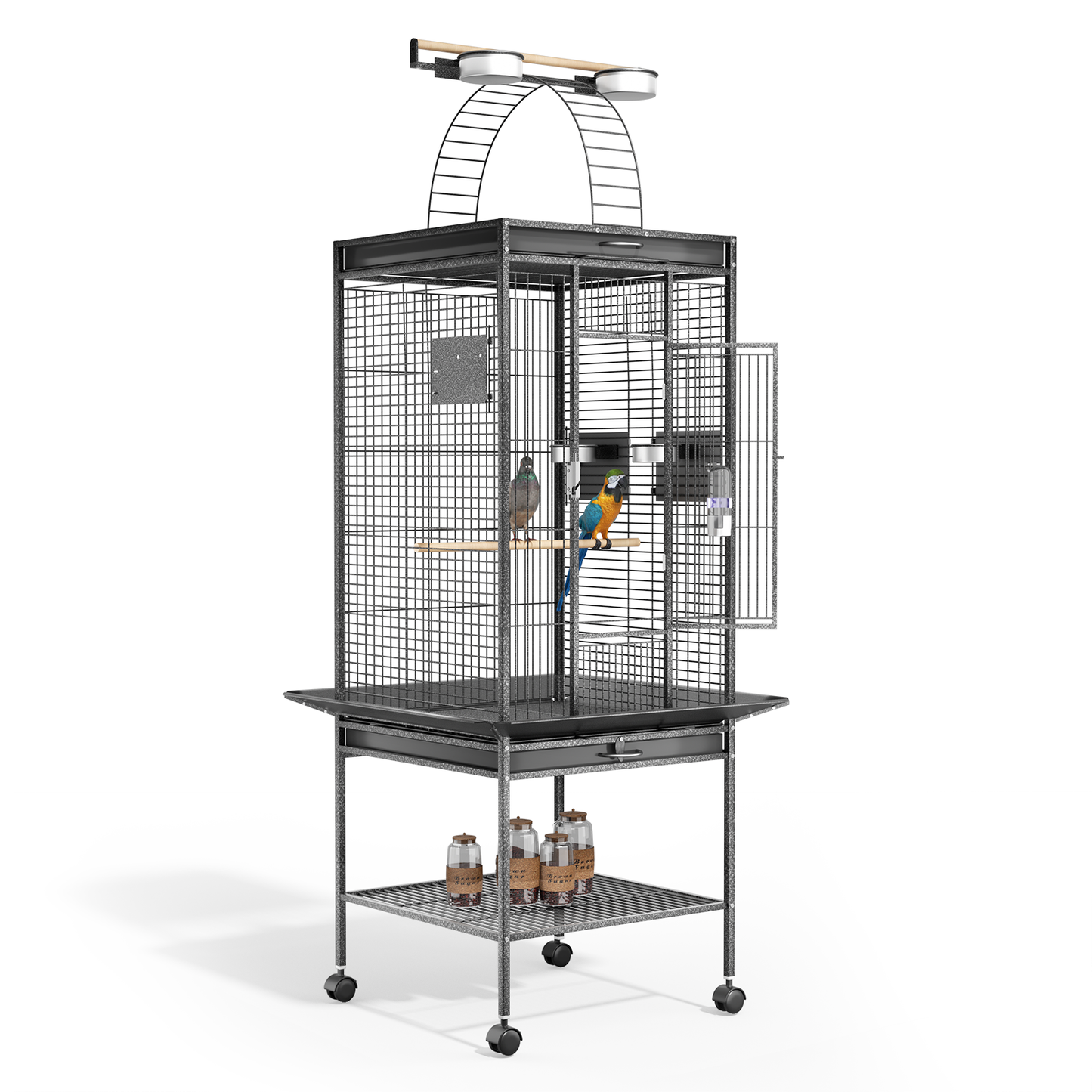 Bird Cage - Top Feed Area - Storage Shelf