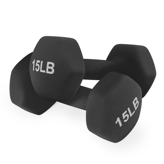 2 Pieces Grip Workout Dumbbel-15LB Each