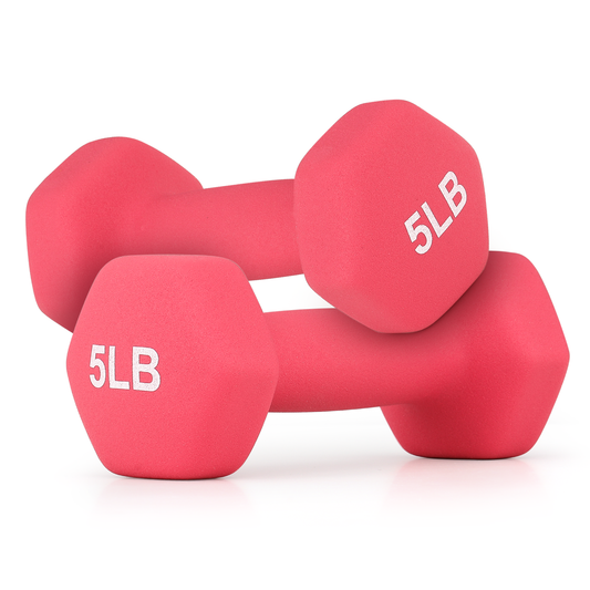 2x 5LB Grip Workout Dumbbel