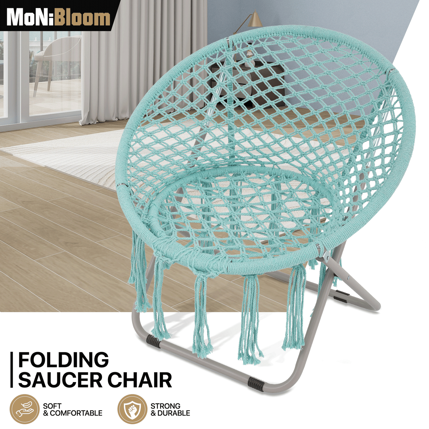 Saucer Cozy Chair - Polyester-Cotton Weave