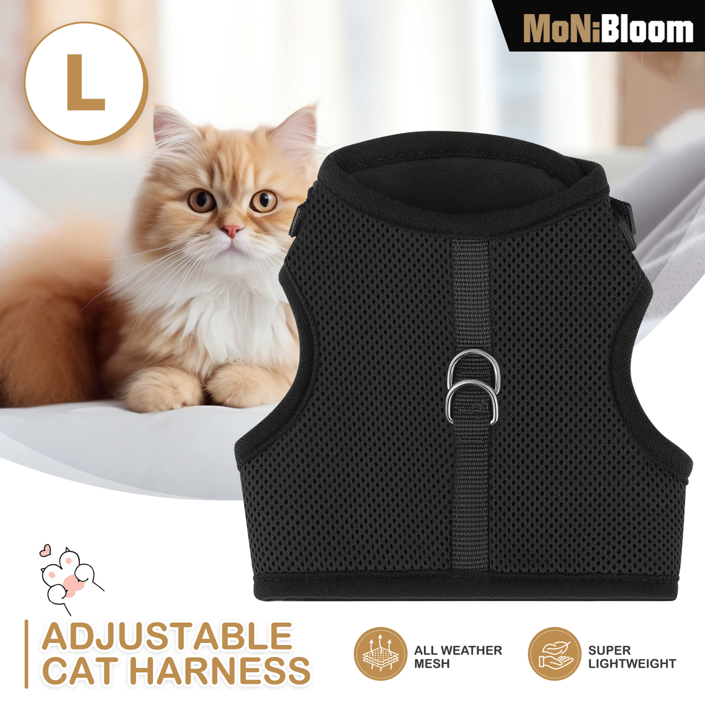 Mesh Cat Harness