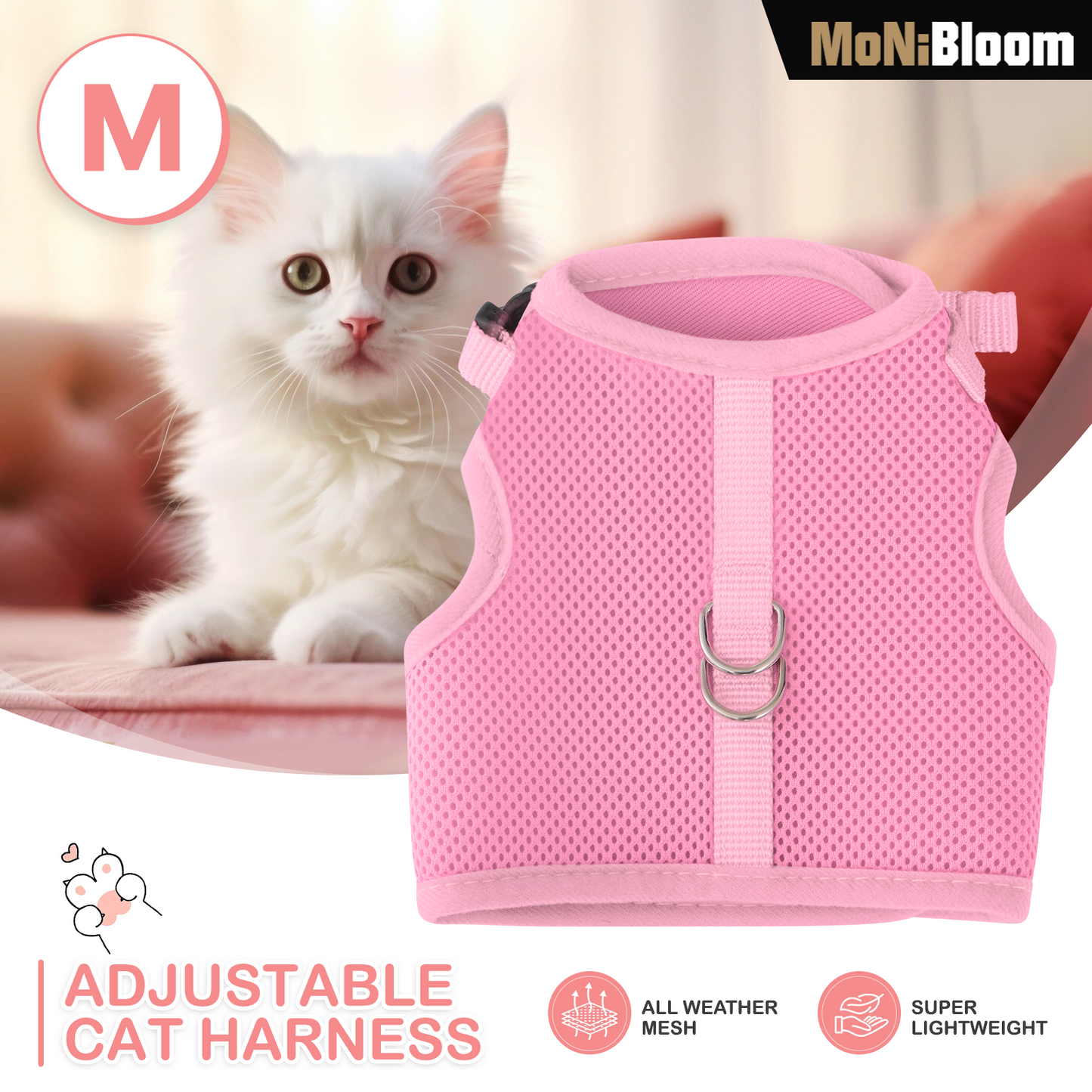 Mesh Cat Harness