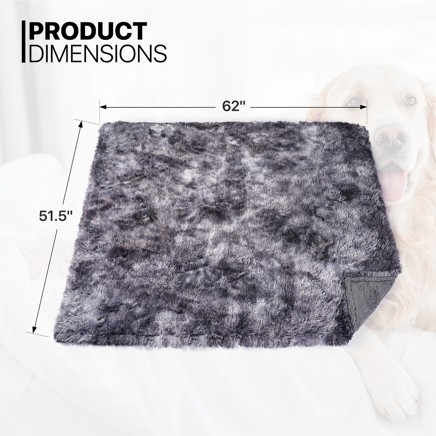 Pet Blanket - 62'' * 51.5'' - Dark Gray