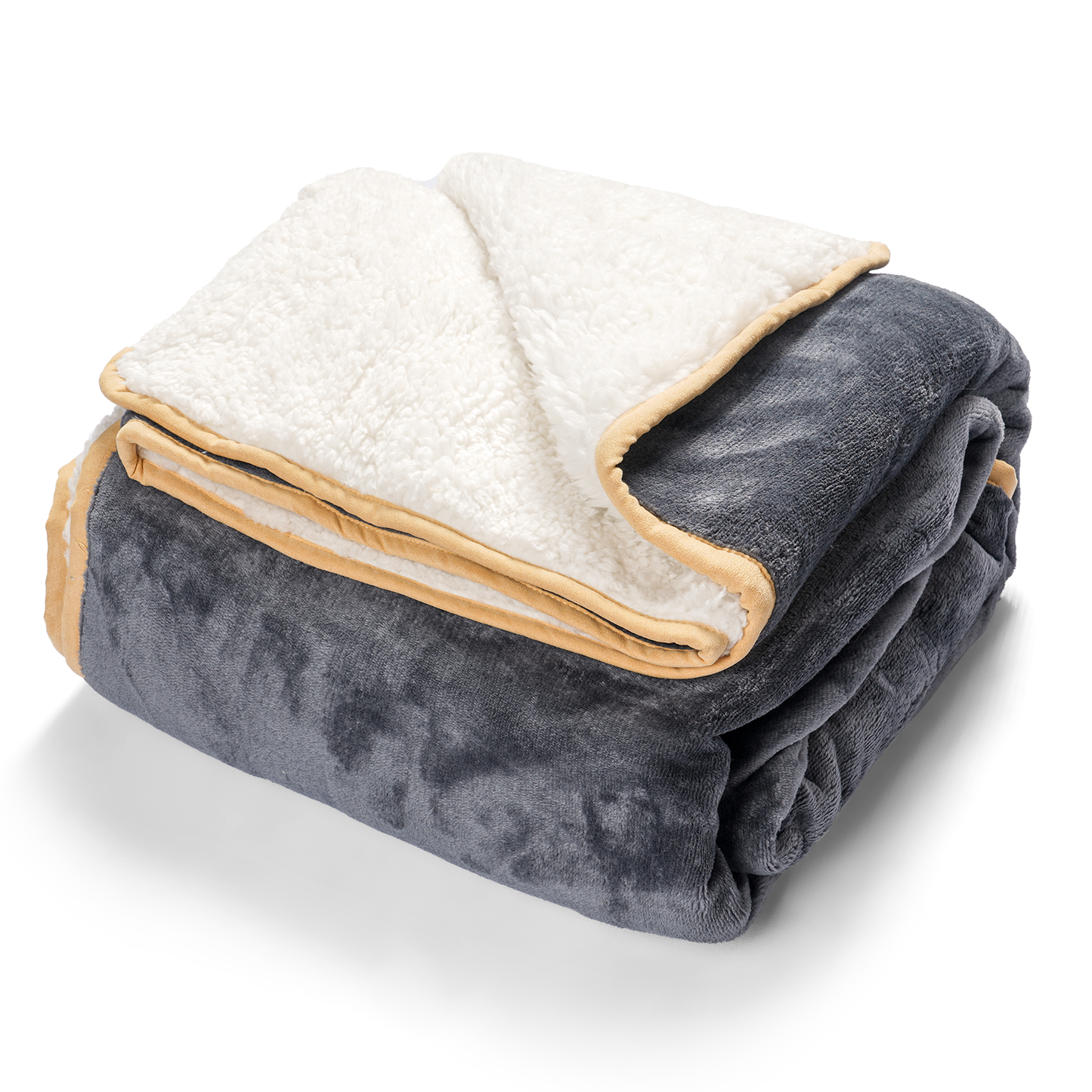 Pet Blanket - 62'' * 51.5'' - Dark Gray and Beige