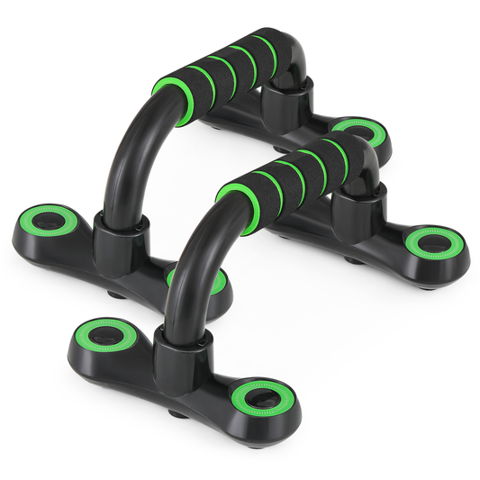 Pair Push Up Bar - EVA Foam Handle - Black