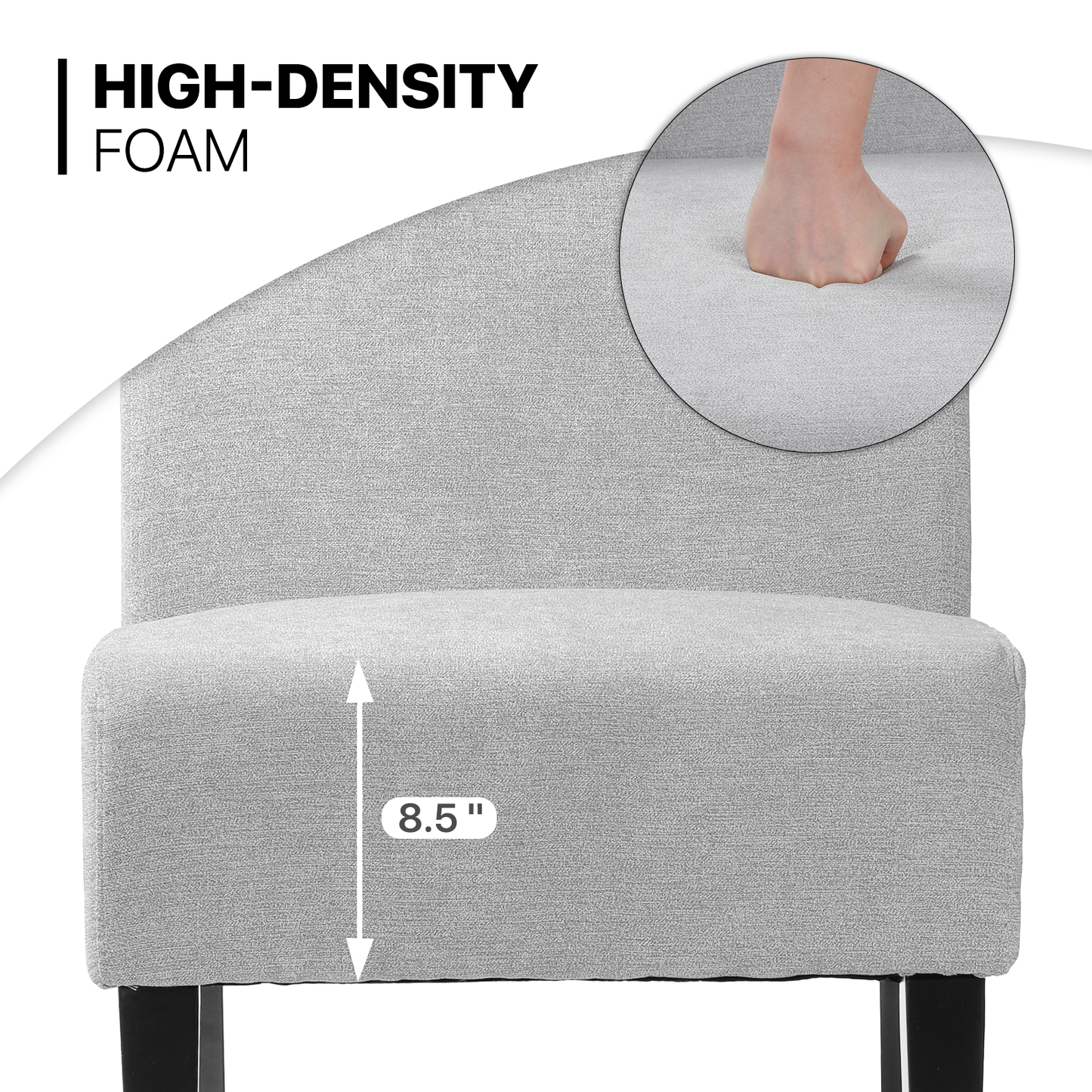 2 pcs Sofa Chair 300 lbs Capacity - (L)23.0in. (W)29.0in. (H)32.0in.