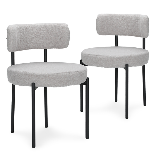 2 pcs Dining Chair 200 lbs Capacity - (L)20.5in. (W)20.5in. (H)30.5in.