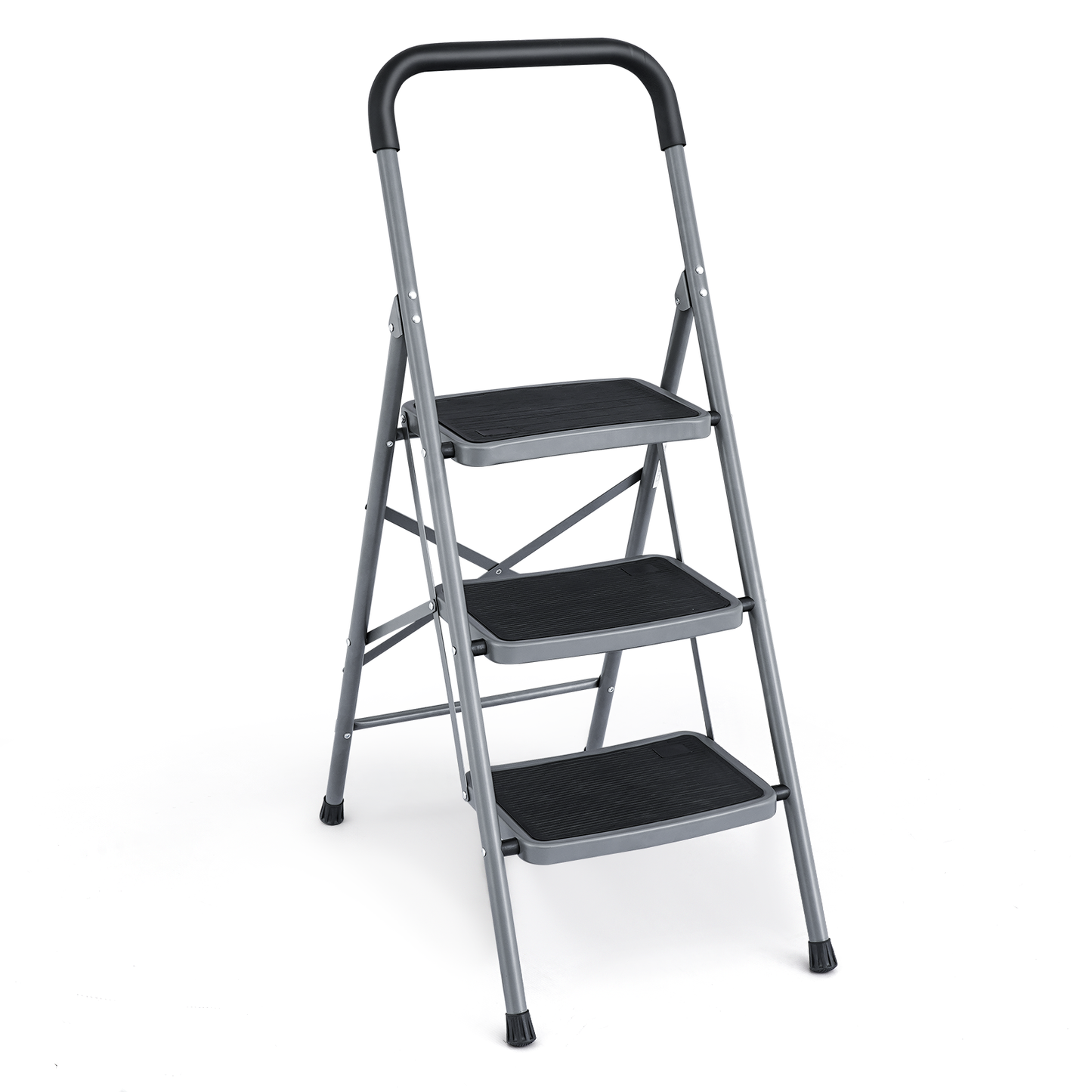 Step Ladder-3 Step-45"Height - Black - Iron+PP