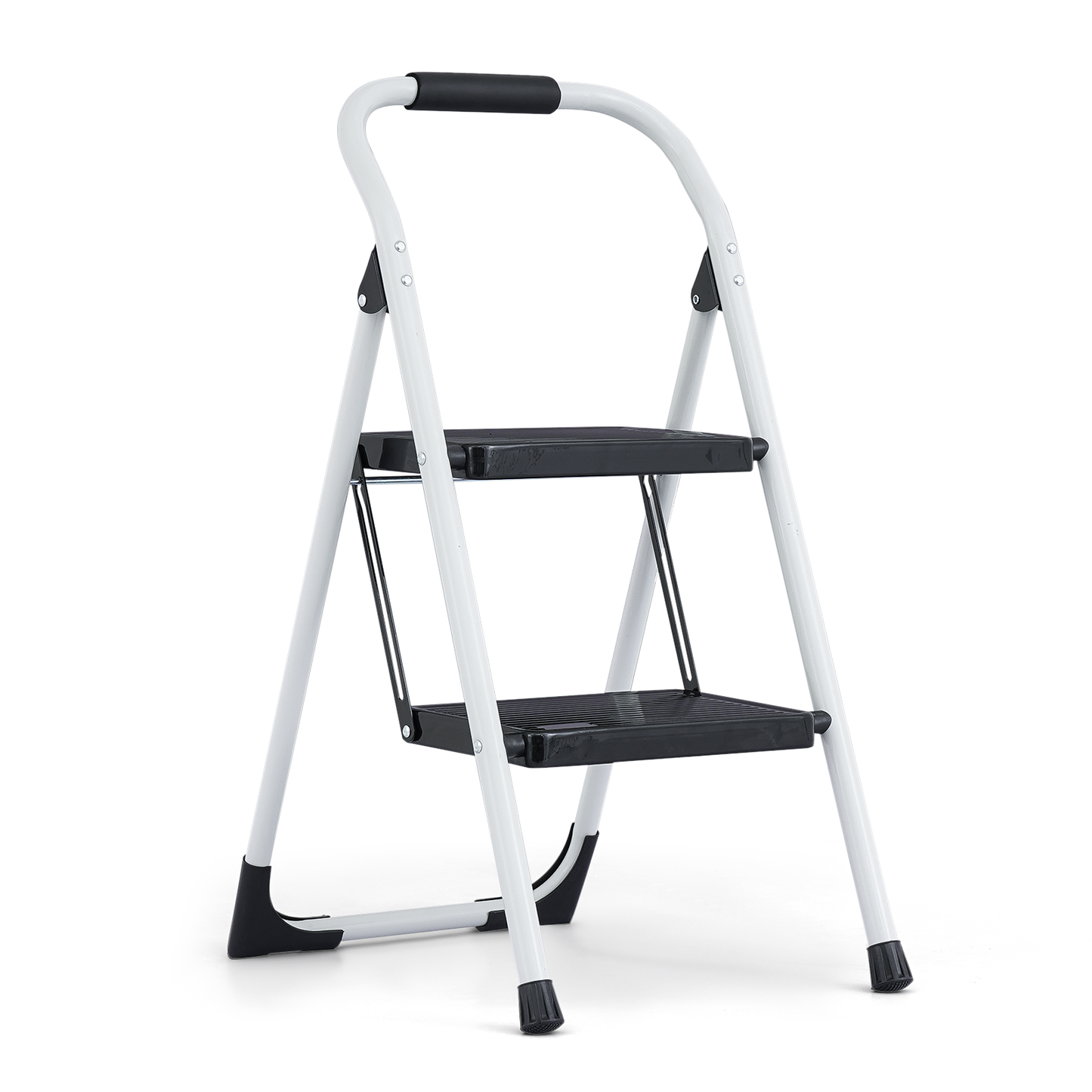 Step Ladder-2 Step-31"Height - White - Iron+PP