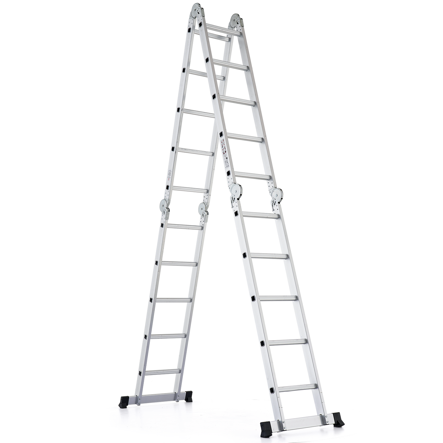 Multi Position Folding Ladder-240“Total Length Aluminum Extension Ladder