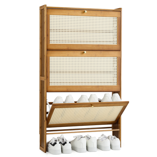 Thin Shoe Storage - 5 Tiers - (L)27.0in. (W)7.0in. (H)47.5in.