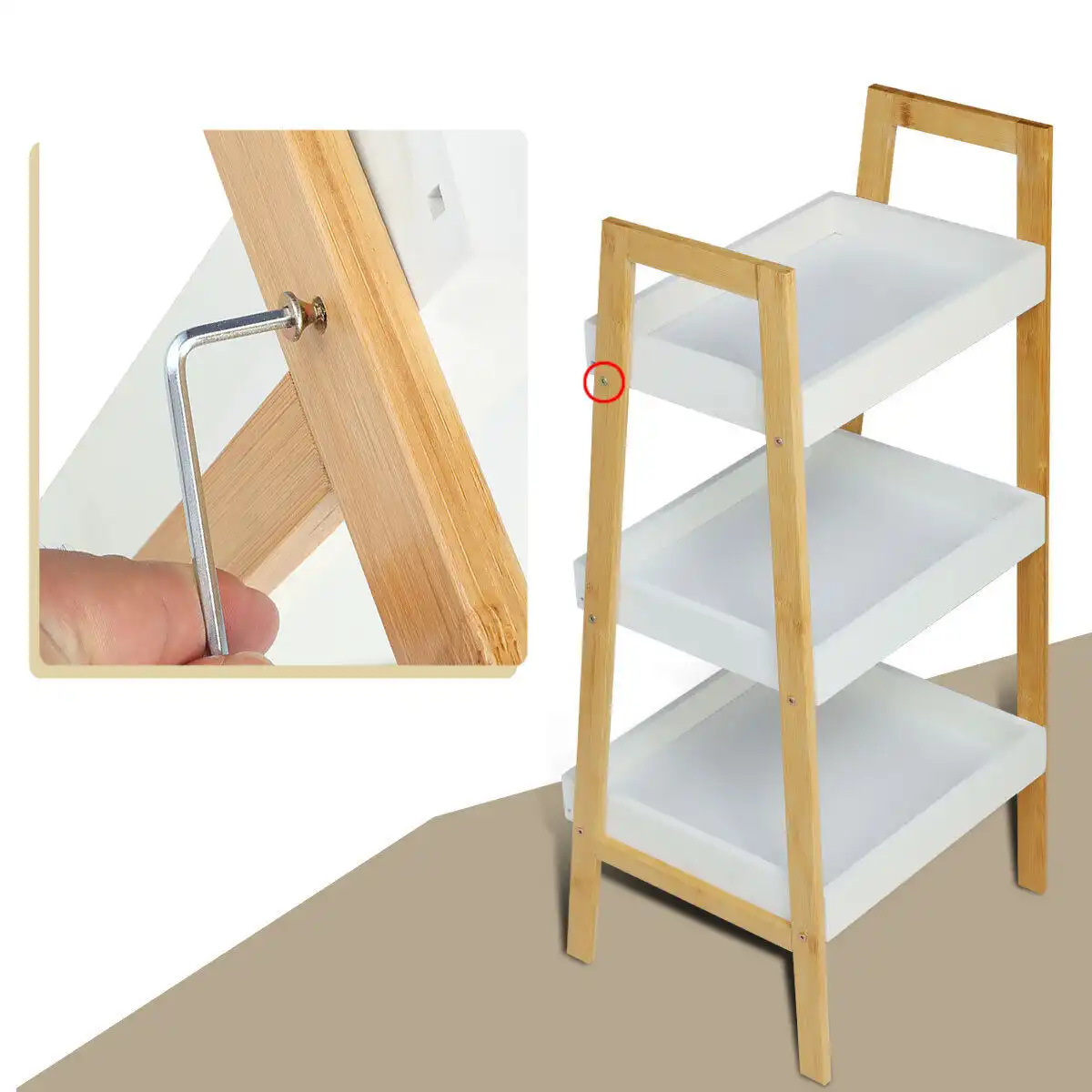 Multiple-use Standing Shelf