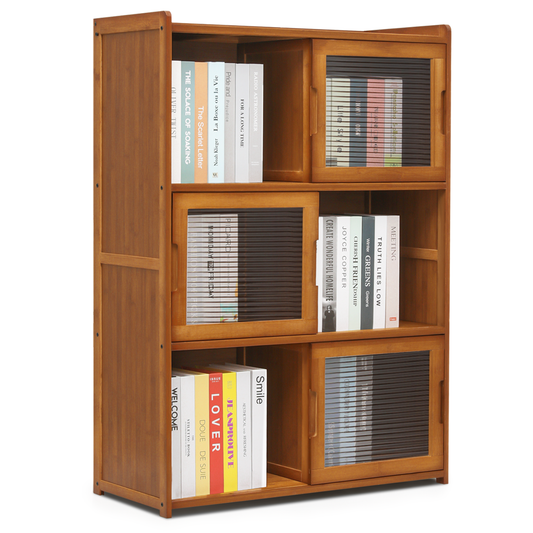 27" Bookshelf - 39''Height - 3 Tiers - Brown